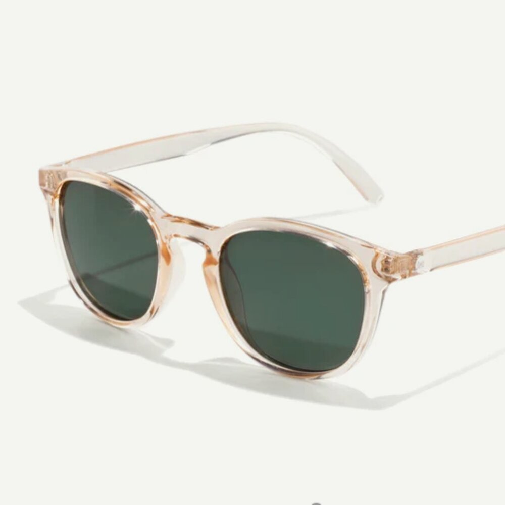 Sunski Yuba Sunglasses Champagne Forest OS EUC
